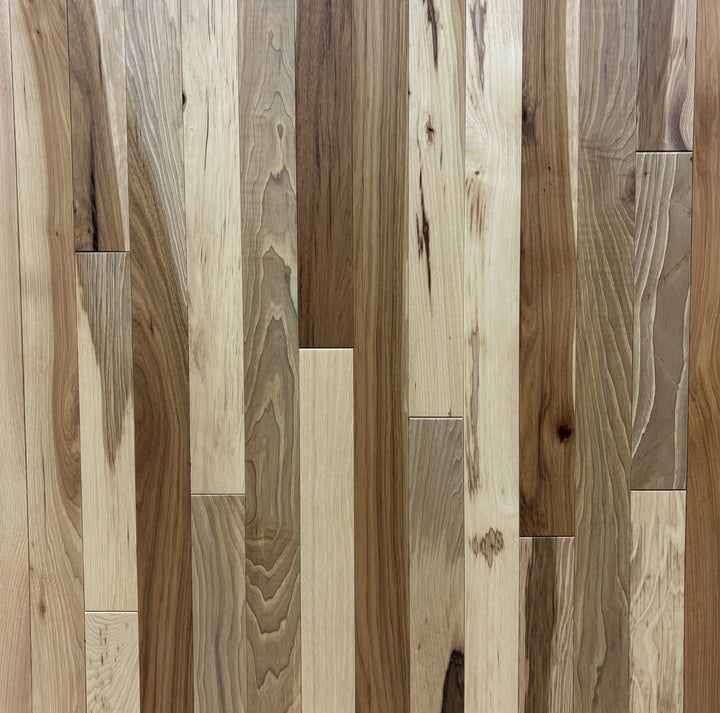 allen + roth Hickory Character Natural hardwood flooring — primary plank view