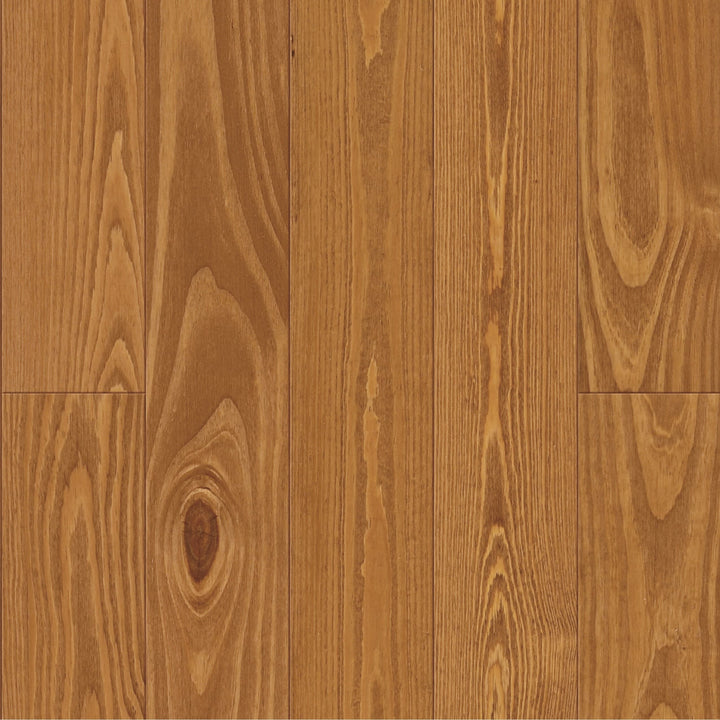 allen + roth Pine Honey hardwood flooring — primary plank view