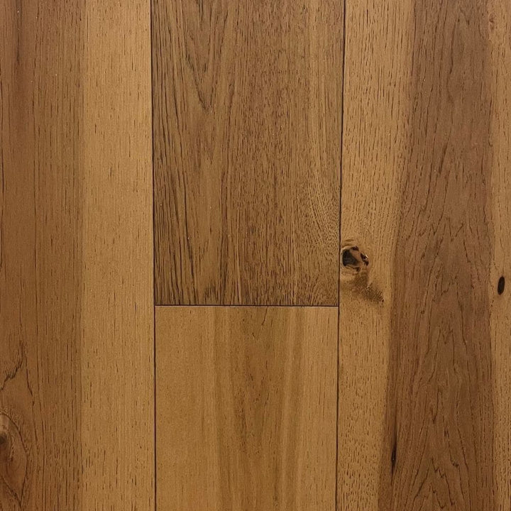 allen + roth Hickory Sugar hardwood flooring — primary plank view