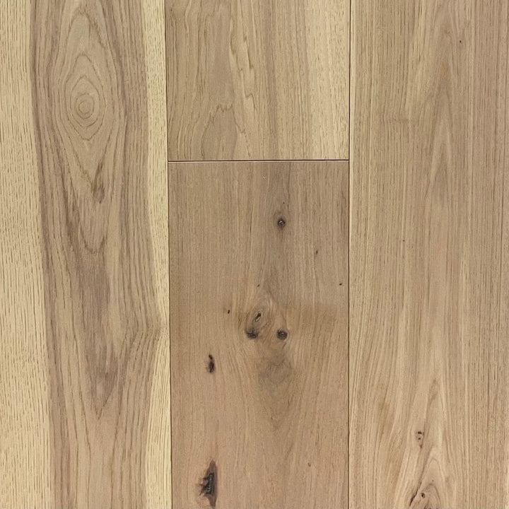 allen + roth Hickory Maritime hardwood flooring — primary plank view