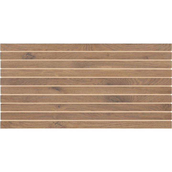 Daltile Acreage Stetson 12-in x 24-in Matte Porcelain Wood look Mosaic Floor and Wall Tile product image