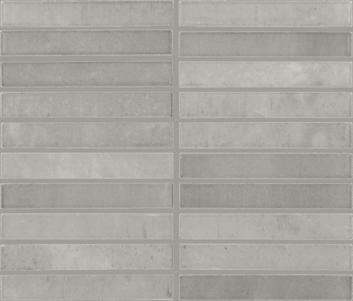 Daltile Miramo Oyster 10-in x 12-in Glossy Ceramic Handcrafted look Mosaic Wall Tile product image