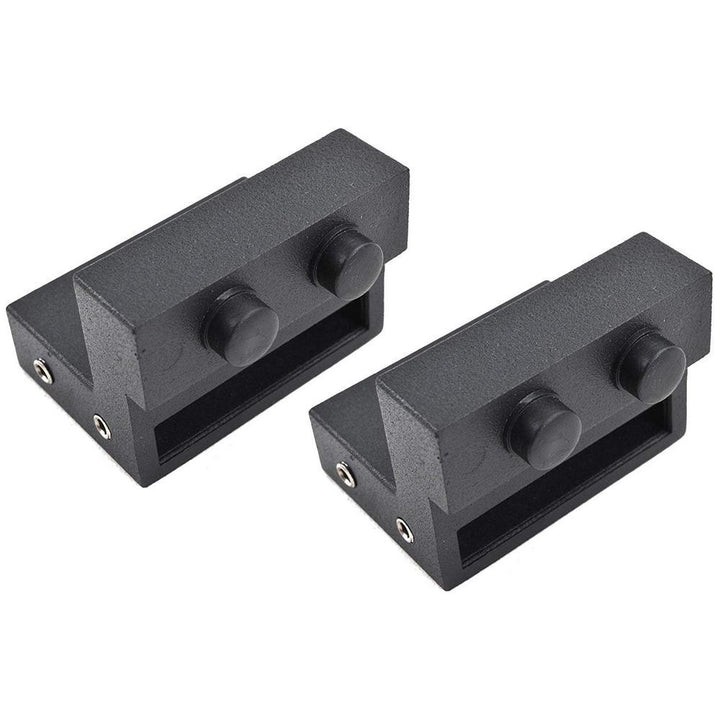 Matte Black Flat Rail Door Stops Hardware Replacement Spare Barn Wood Sliding Door - Super Arbor