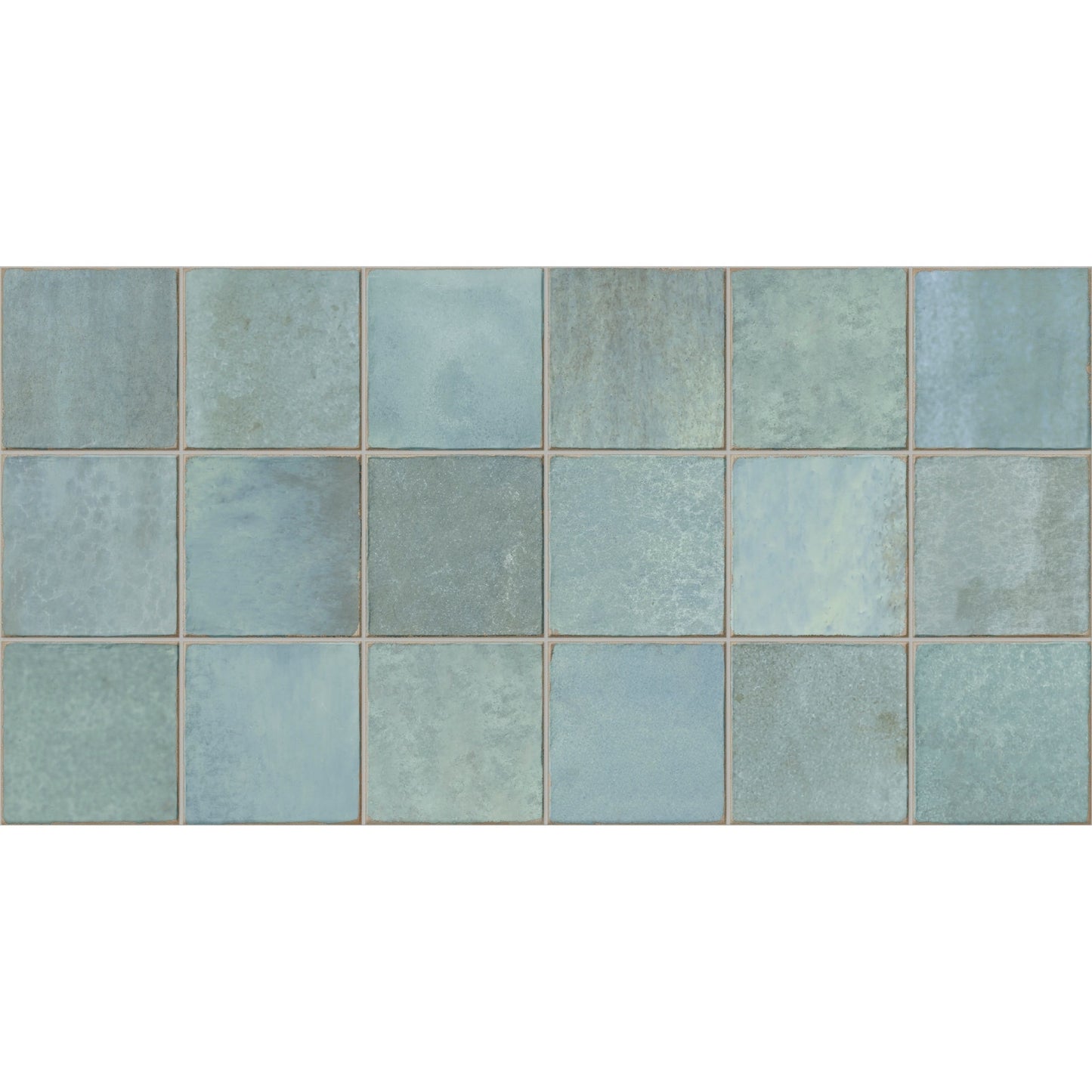 Giorbello Amaris Teal 12-in x 24-in Glazed Porcelain Handcrafted look Wall Tile product image