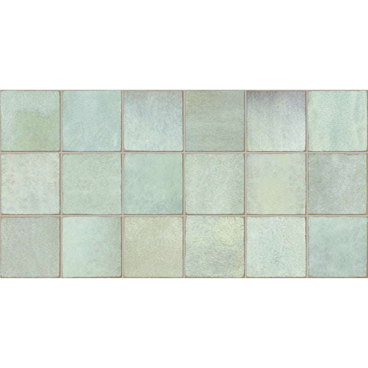 Giorbello Amaris Sage 12-in x 24-in Glazed Porcelain Handcrafted look Wall Tile product image