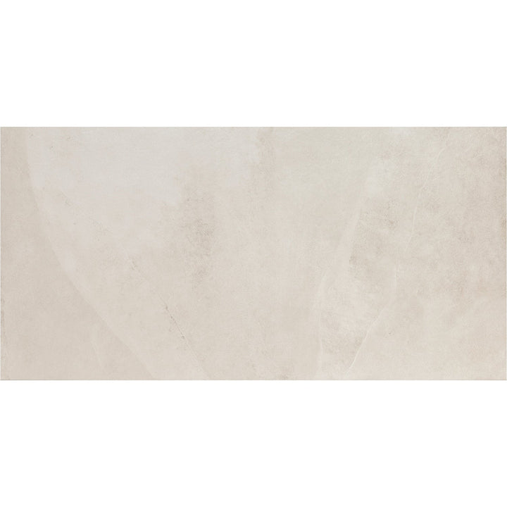 Daltile Delegate Off White 12-in x 24-in Matte Porcelain Cement look Floor and Wall Tile product image
