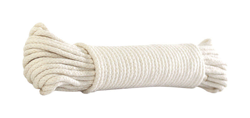 Ace 9/64 in. D x 48 ft. L Natural Braided Cotton Cord