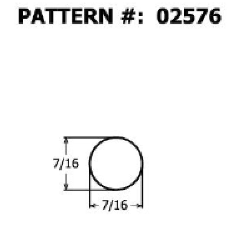 Alexandria Moulding Round Ramin Hardwood Dowel, 7/16 in. Diameter x 36 in. Length, Green
