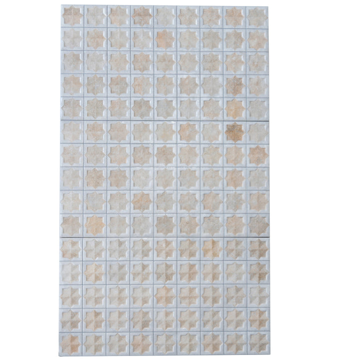 Apollo Tile Citadel Ice White and Beige 12-in x 22-in Multi-finish Porcelain Wall Tile product image
