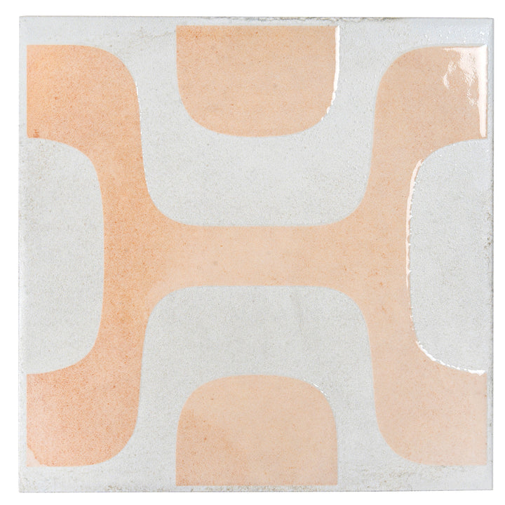 Apollo Tile Cadence White Faded Terracotta 8-in x 8-in Multi-finish Porcelain Floor and Wall Tile product image