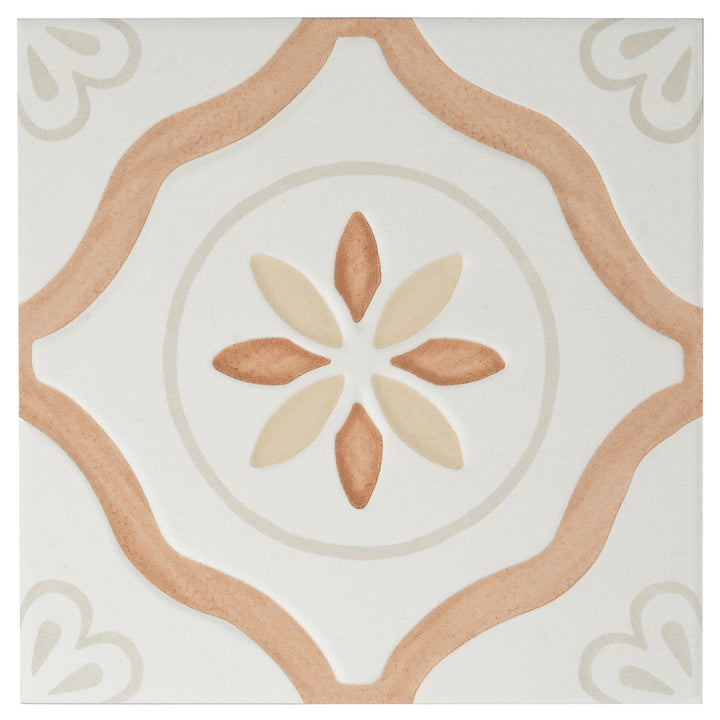 Apollo Tile Palmera Clay off-white 9-in x 9-in Multi-finish Porcelain Floor and Wall Tile product image