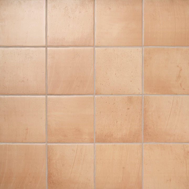Artmore Tile Aurelia Terracotta Sand 9-in x 9-in Matte Porcelain Handcrafted look Floor and Wall Tile product image