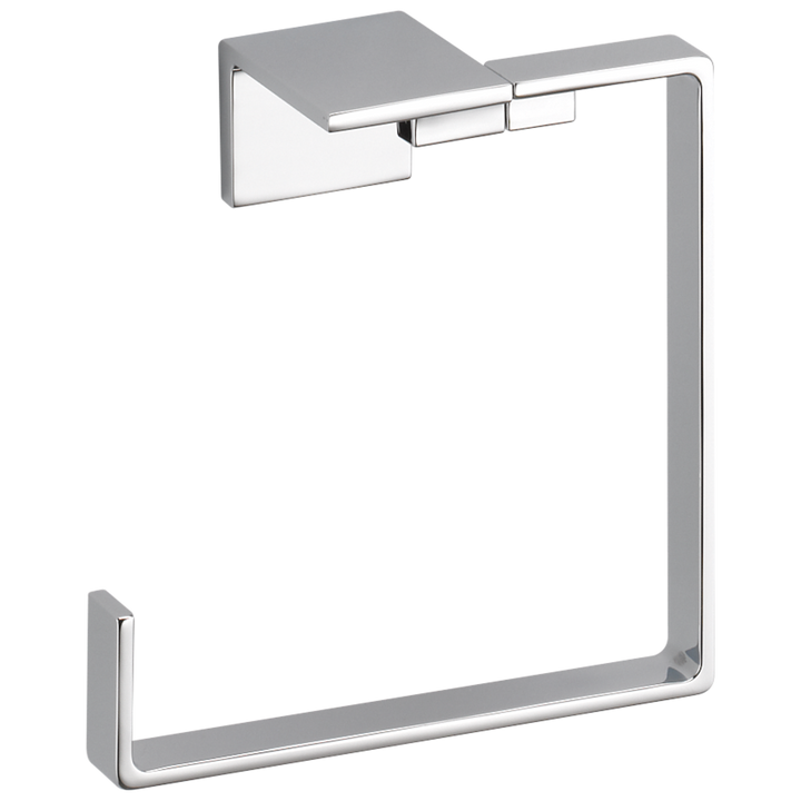 Delta Vero Brilliance Stainless Steel Wall-Mount Towel Ring, 6-1/2" x 6-1/2"