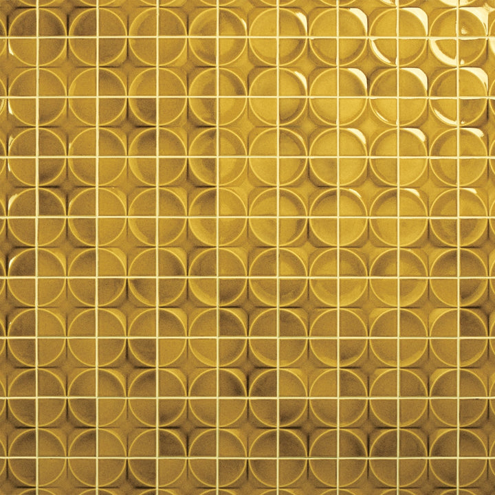 Daltile Contempee Marigold 4-in x 4-in Glossy Ceramic Handcrafted look Wall Tile product image