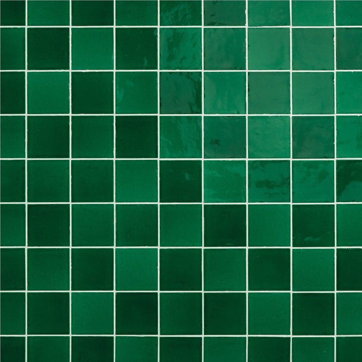 Daltile Contempee Fern 4-in x 4-in Glossy Ceramic Handcrafted look Wall Tile product image