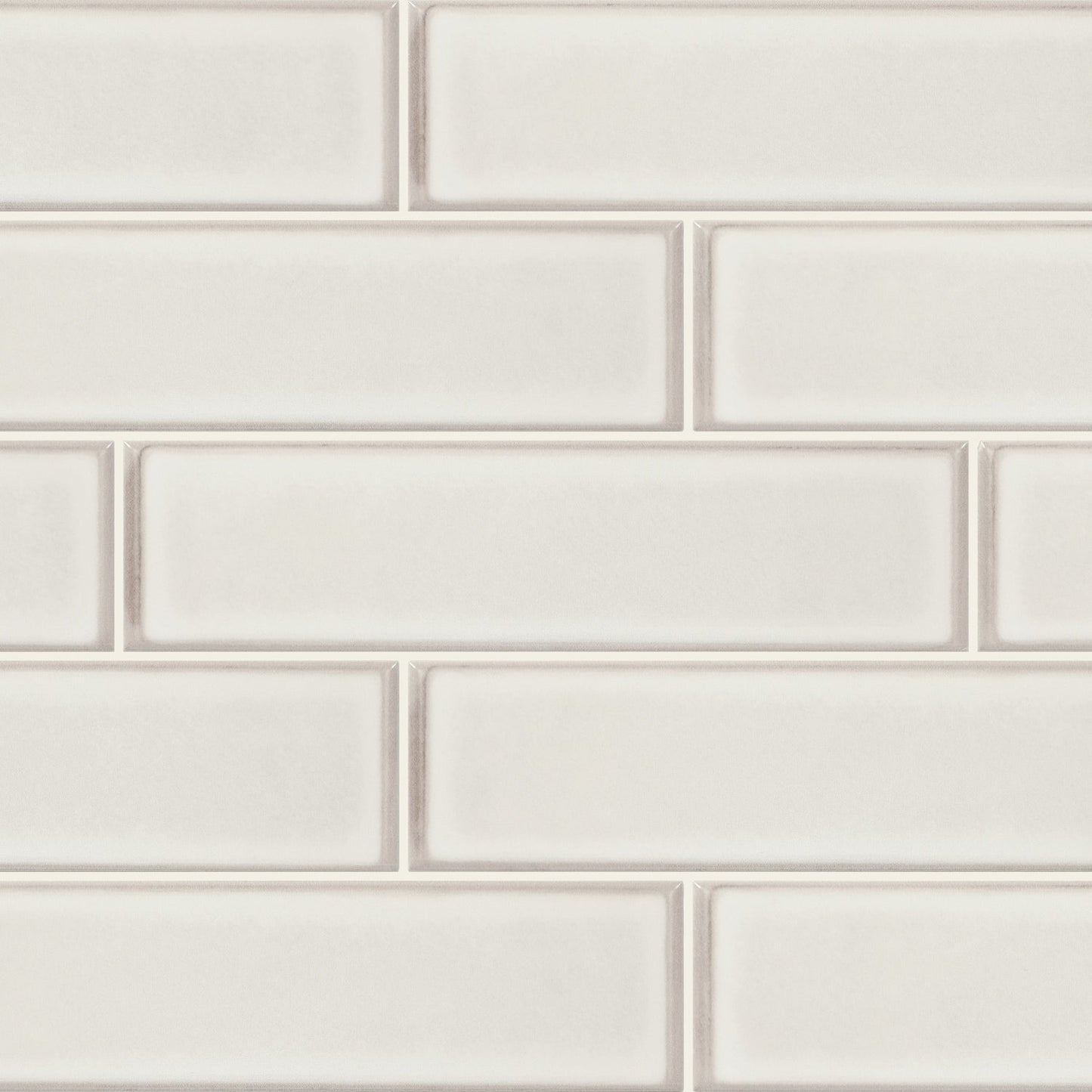 Daltile Vistaframe Pearl White 3-in x 12-in Glossy Ceramic Subway Wall Tile product image