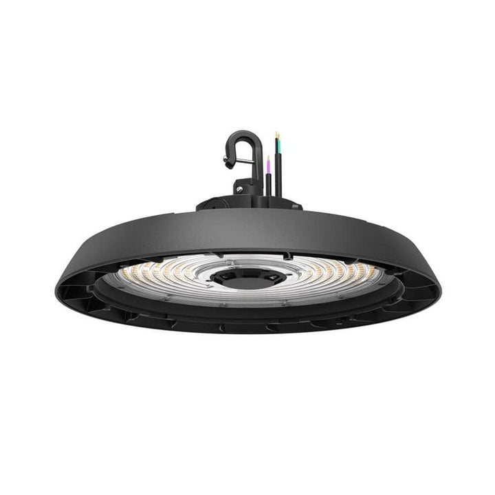 Commercial Electric CE 14 in. LED Lumen Changing Round Highbay Matte Black