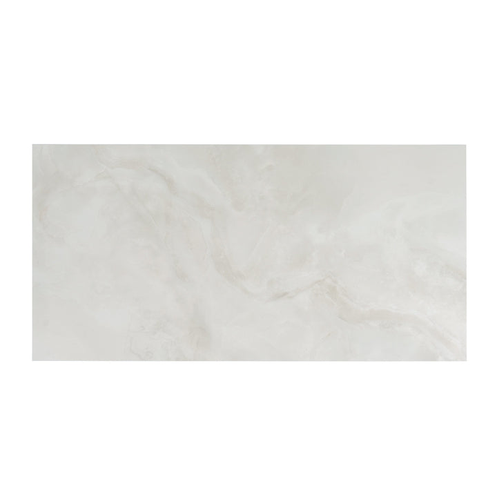 Apollo Tile Splendor Ivory Pearl White 24-in x 48-in Honed Porcelain Encaustic Floor and Wall Tile product image