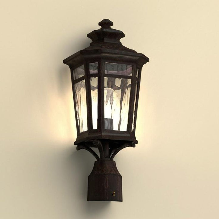 Home Decorators Collection Waterton 1-Light Outdoor Post Lantern
