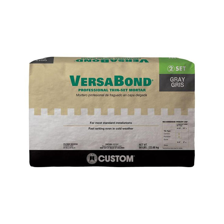 Custom Building Products VersaBond White 50 lbs. Fortified Thinset Mortar