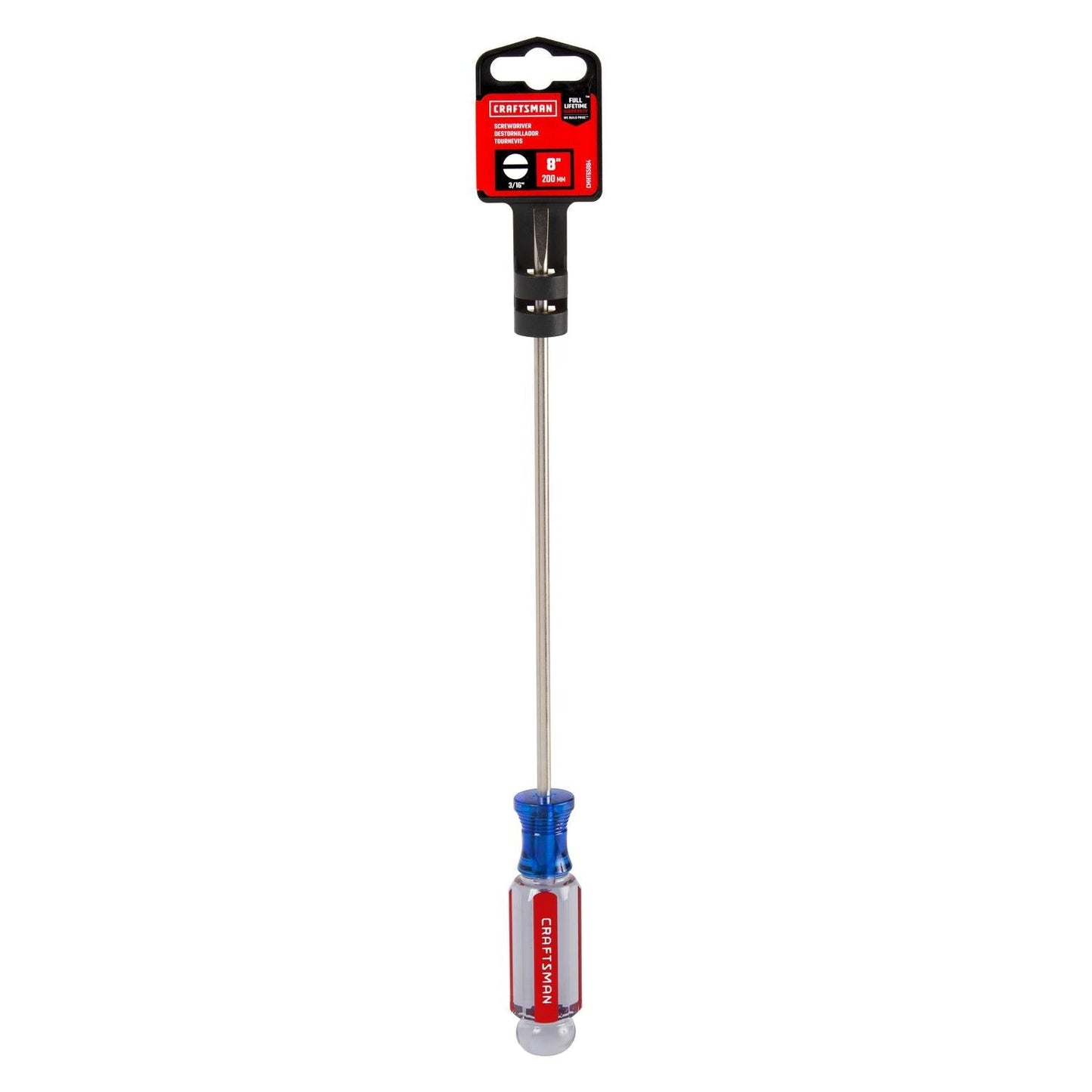 Craftsman 3/16 in. x 8 in. Slotted Cabinet Screwdriver