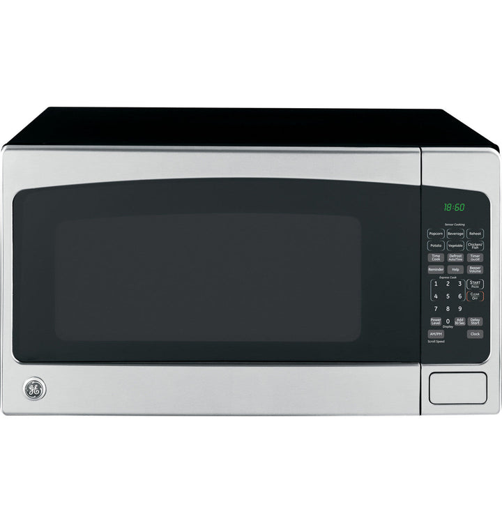 GE 2.0-cu ft 1200-Watt Countertop Microwave, Stainless Steel (JES2051SNSS)