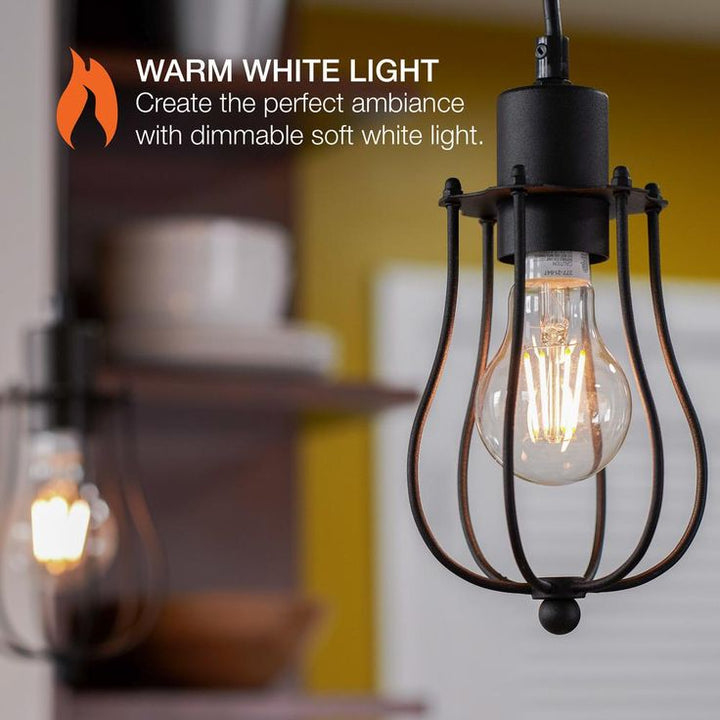 Sylvania + Bluetooth 40W Equivalent Soft White Dimmable Filament A19 LED Smart Light Bulb