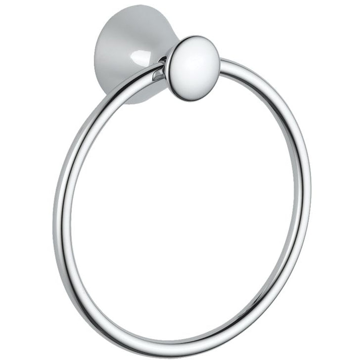Delta Lahara Polished Chrome Wall Mount Towel Ring