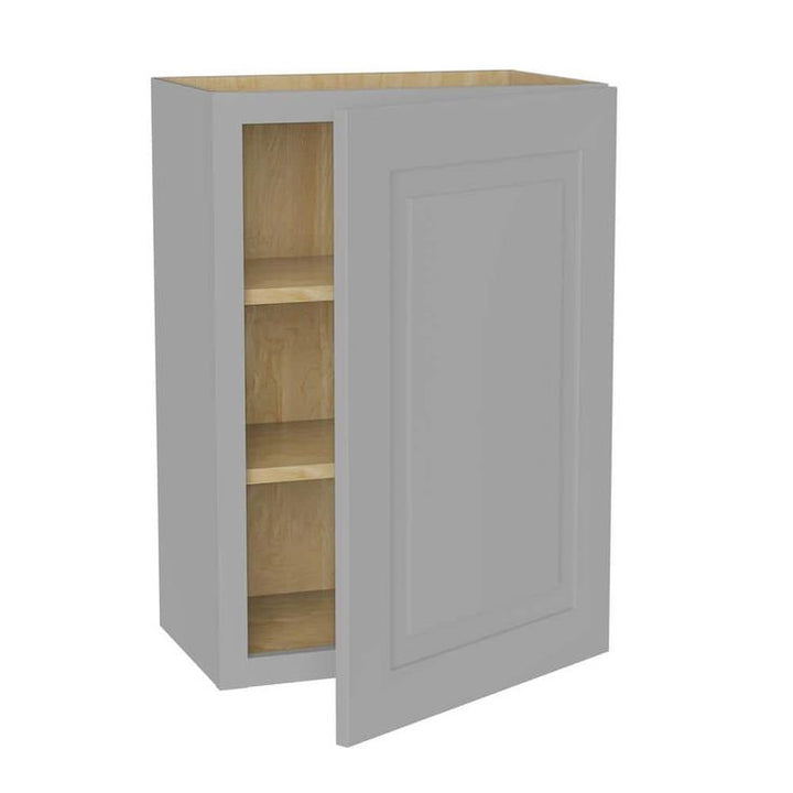Home Decorators Collection Grayson 21 in. W x 12 in. D x 30 in. H Assembled Plywood Wall Kitchen Cabinet in Pearl Gray with Soft Close