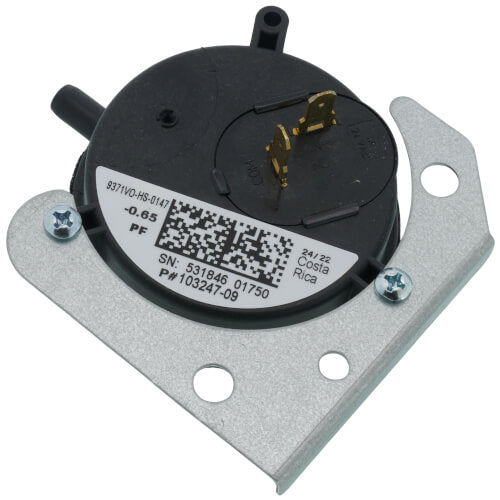 Lennox 80W57 pressure switch - side view (Product Type: Pressure Switch)