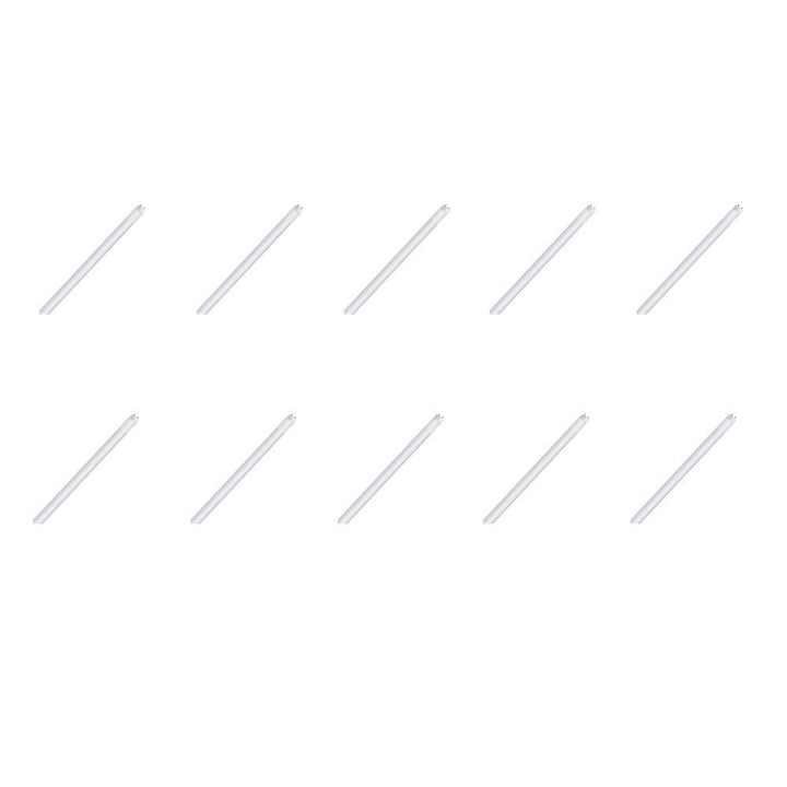 4 ft. 15-Watt T8 32W/ T12 40W Equivalent Cool White (4100K) G13 Hybrid Linear LED Tube Light Bulb (10-Pack) - Super Arbor