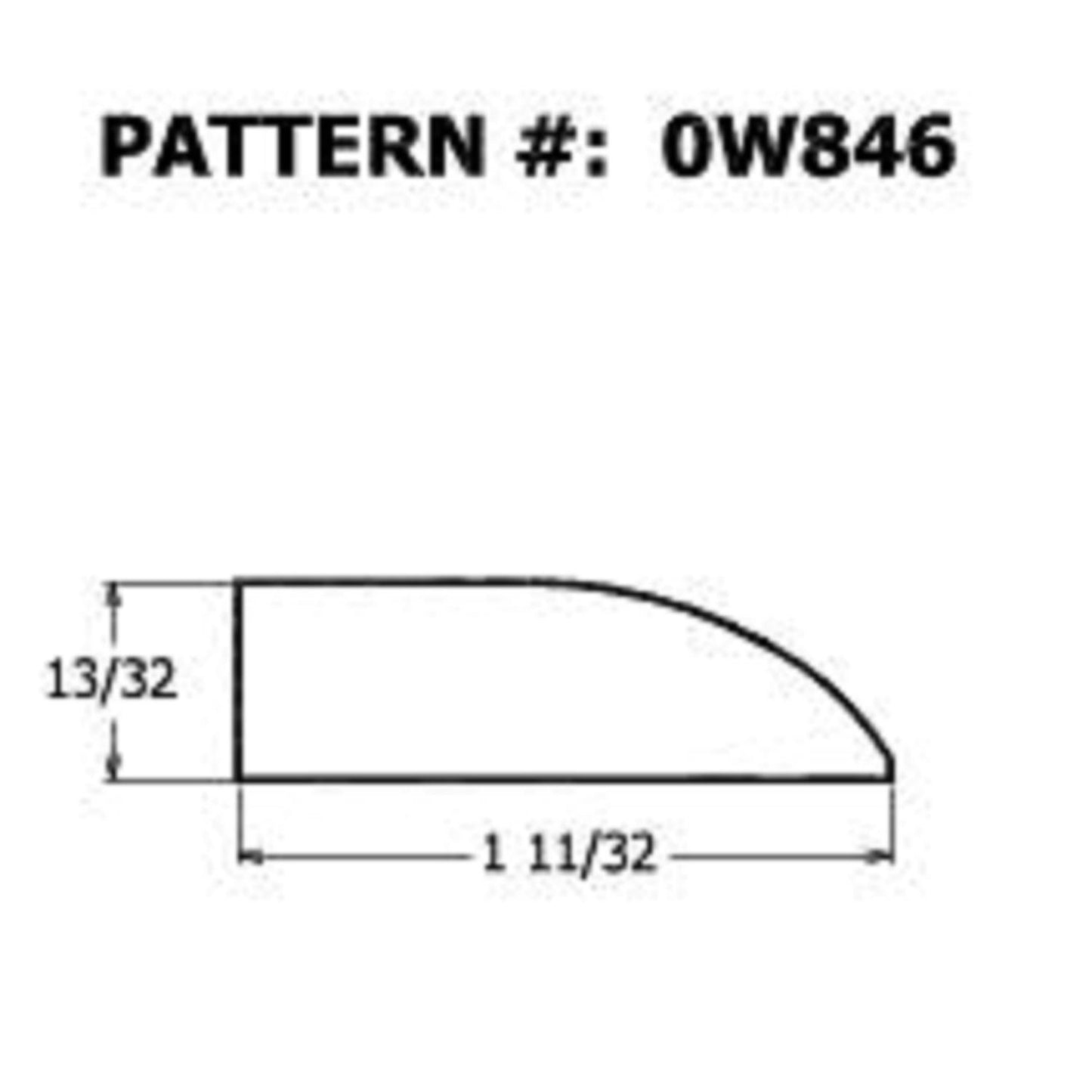 Alexandria Moulding 13/32 in. H x 7 ft. L Prefinished Brown Pine Molding