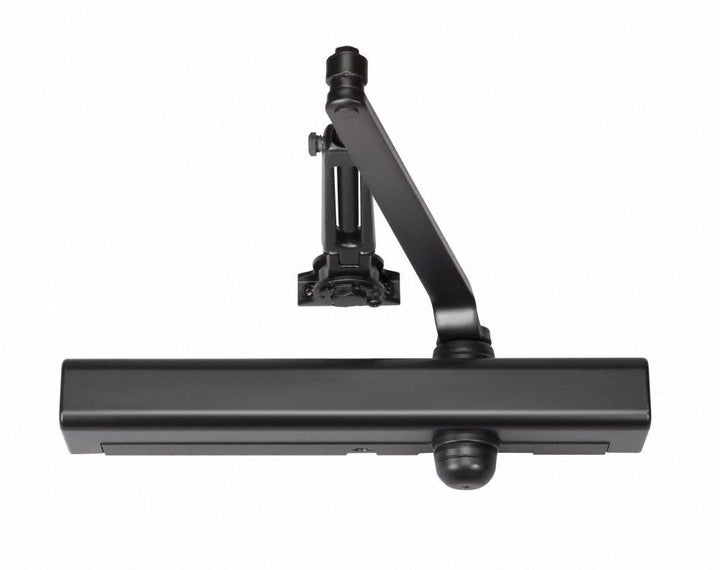 NORTON Heavy Duty Door Closer, Grade 1, Black Finish