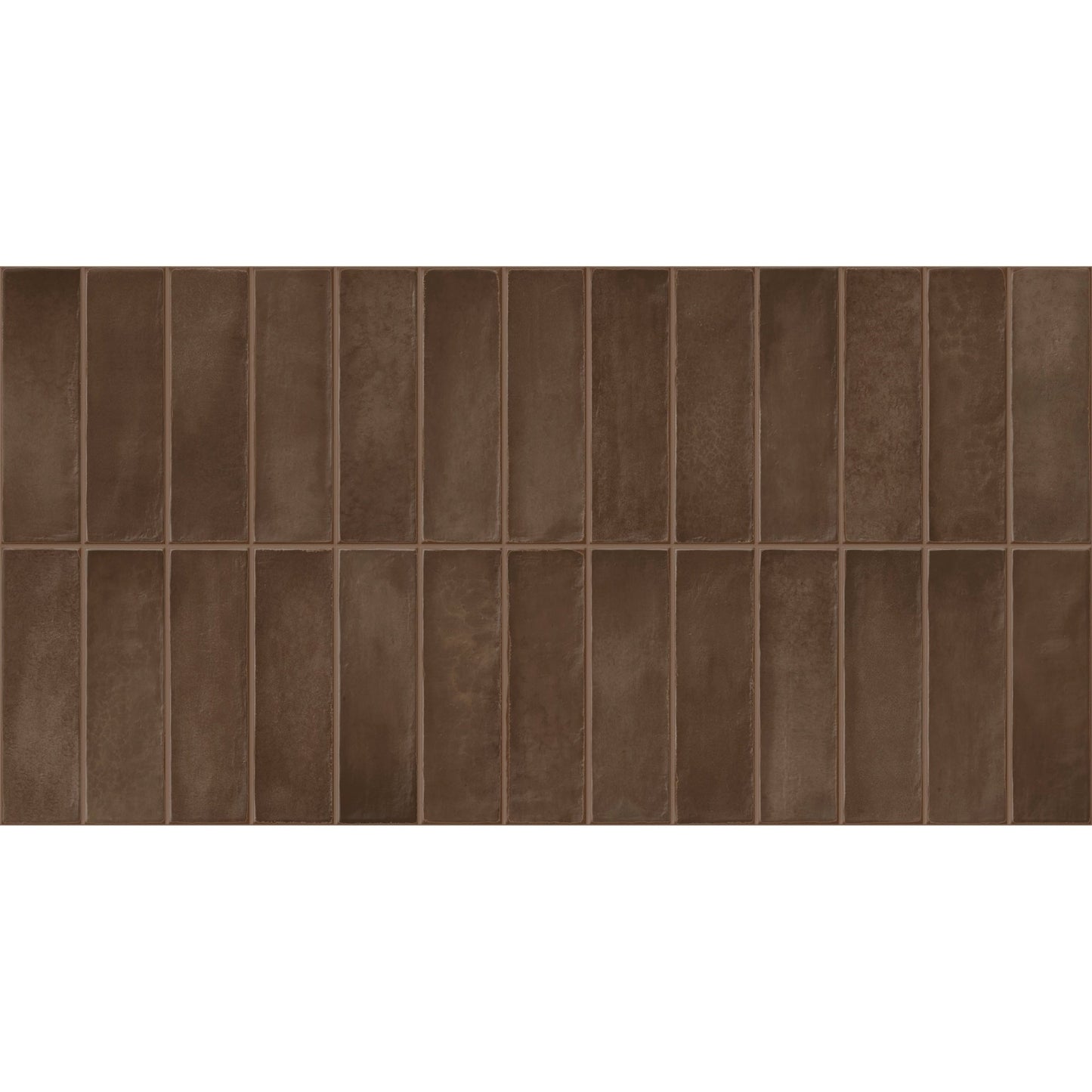 Giorbello Artis Brown 12-in x 24-in Glazed Porcelain Handcrafted look Wall Tile product image