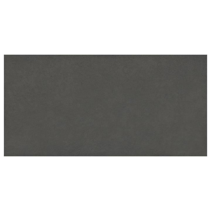 Giorbello Urban Black 24-in x 48-in Matte Porcelain Cement look Floor and Wall Tile product image