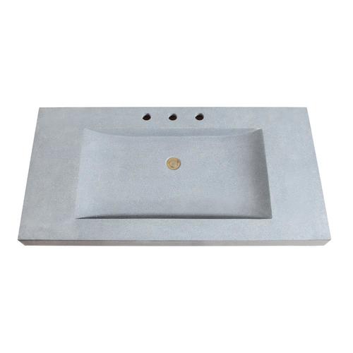 Avanity 43-in Gray Granite Bathroom Vanity Top