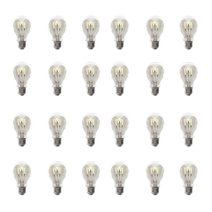 Feit Electric 40-Watt Equivalent AT19 Dimmable Clear Glass Vintage Edison LED Light Bulb with H Shape Filament Warm White (24-Pack)