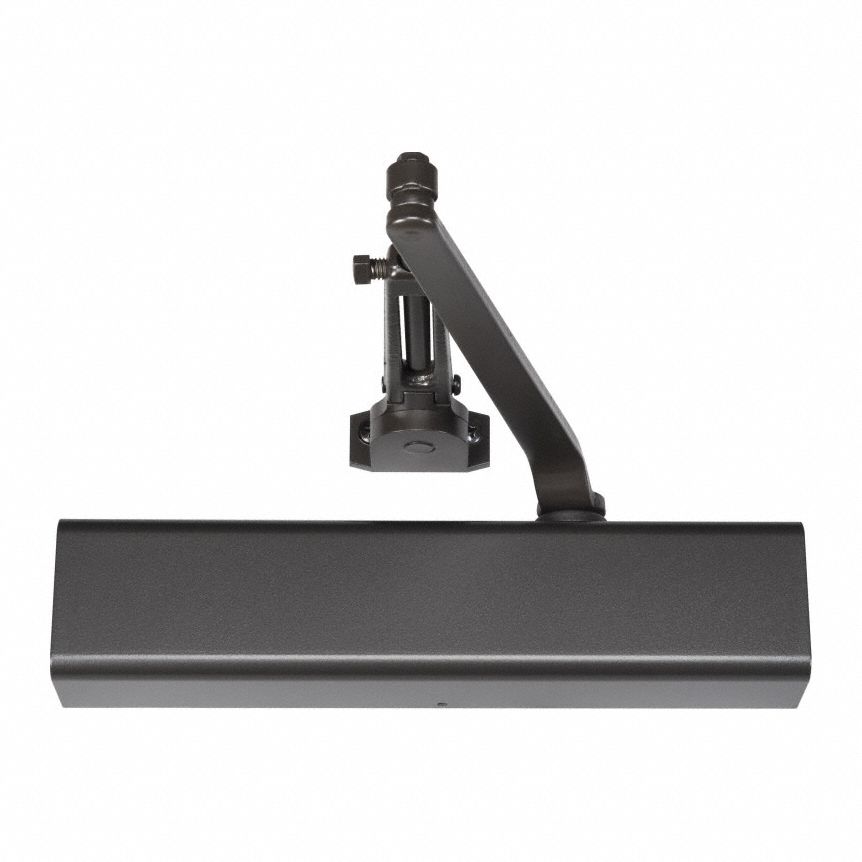NORTON Heavy Duty Door Closer, Grade 1, Black, 13"