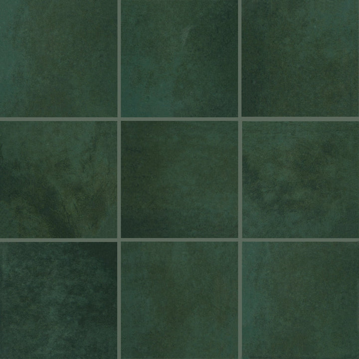 Daltile Handcrafted Artistry Emerald 4-in x 4-in Glossy Ceramic Handcrafted look Wall Tile product image