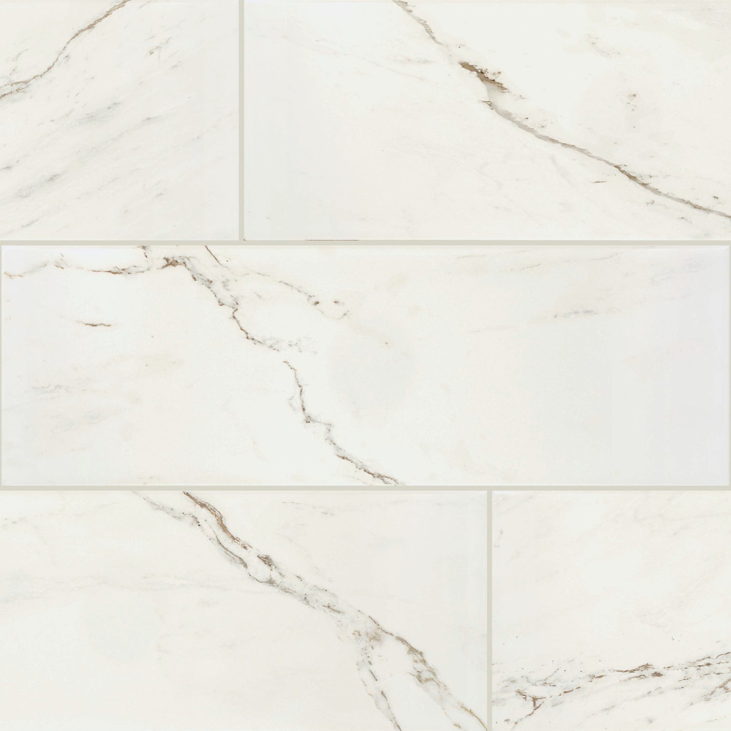 Daltile Core Classic Marble Manor 6-in x 18-in Glossy Ceramic Marble look Wall Tile product image