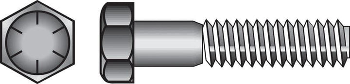 Hillman 1/2 in. Diameter x 5-1/2 in. Length Heat-Treated Steel Hex Head Cap Screw, 25-Pack