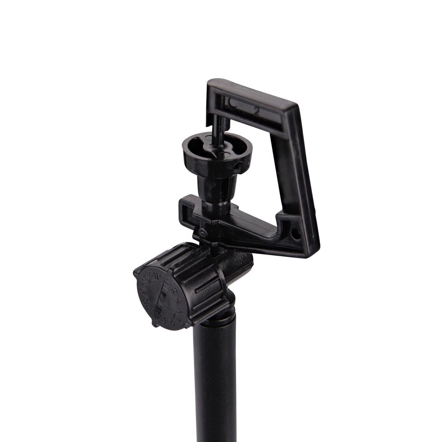 Raindrip Full-Circle Drip Irrigation Sprinkler Head 20 GPH, Preassembled on Riser & Stake
