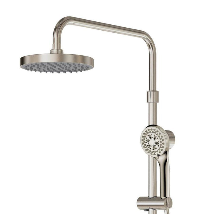 PULSE Lanikai Brushed-Nickel 3-Spray Shower Bar System
