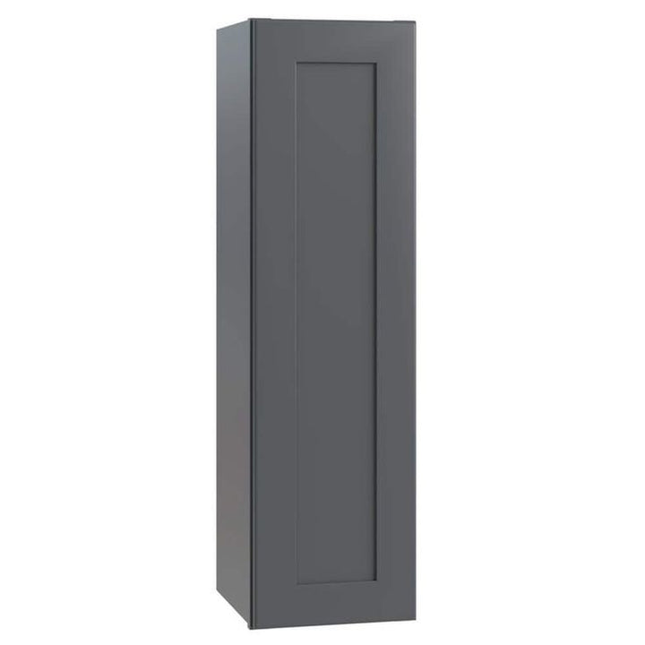 Home Decorators Collection Grayson 9 in. W x 12 in. D x 42 in. H Assembled Plywood Wall Kitchen Cabinet in Deep Onyx with Soft Close