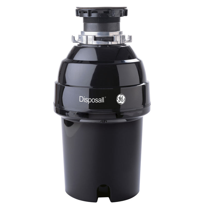GE 1 HP Continuous Feed Garbage Disposal, Non-Corded, QuietPower III, 14.5 x 8.5 in