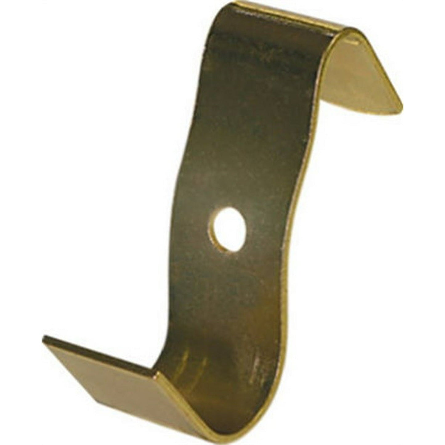 Hillman AnchorWire Brass-Plated Gold Wide Molding Hooks, 4-Pack