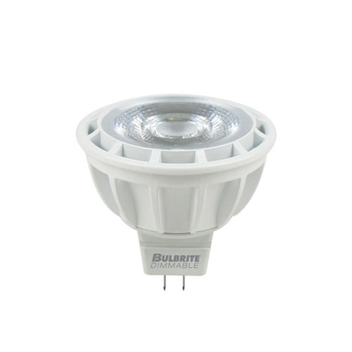 Bulbrite 50W Equivalent Soft Daylight Light MR16 Dimmable LED Narrow Flood Enclosed Rated Light Bulb
