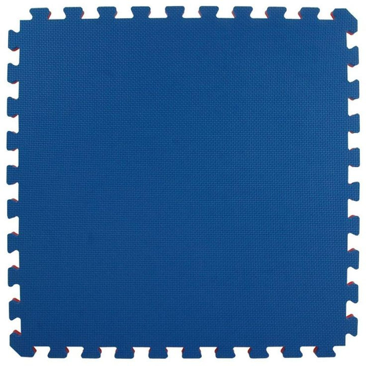 Greatmats Home MMA BJJ Red/Blue 24 in. x 24 in. x 1-5/8 in. Foam Interlocking Floor Tile (Case of 10)