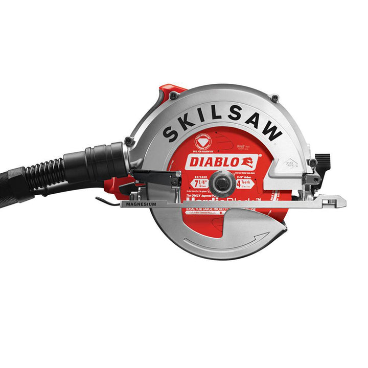 15 Amp Corded Electric 7-1/4 in. SIDEWINDER Circular Saw for Fiber Cement with Hardie Blade and Dust Collection System - Super Arbor