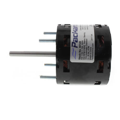 Packard 90145 inducer motor - side view (Type: Shaded Pole; Voltage: 115/60 V)